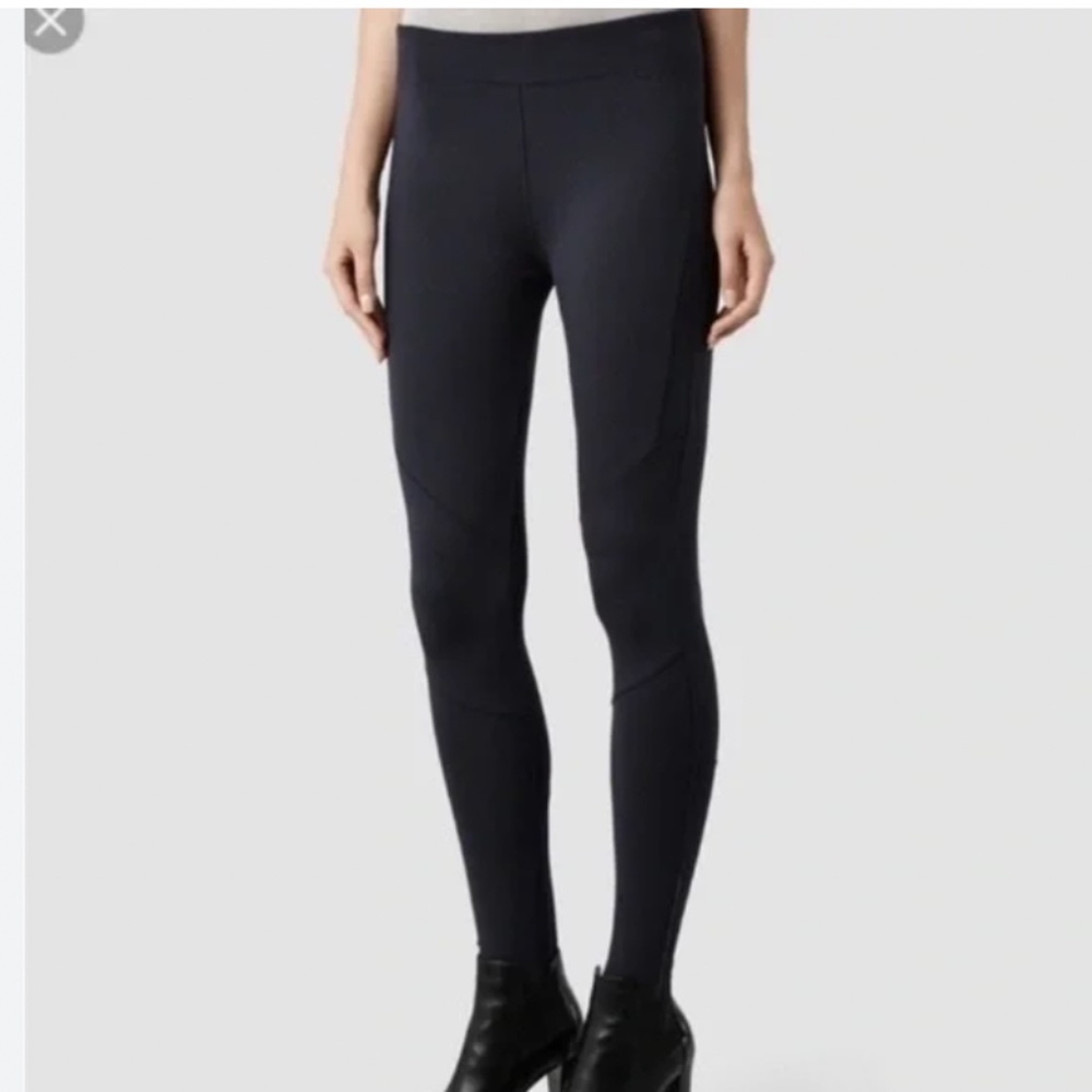 All Saints Black High-Rise Leggings
